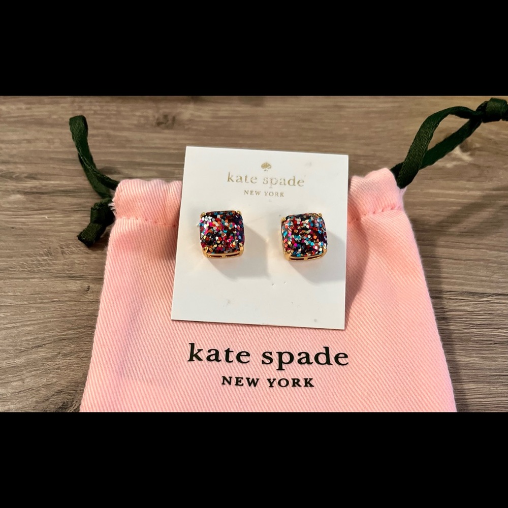 Kate Spade multi color New York stud earrings